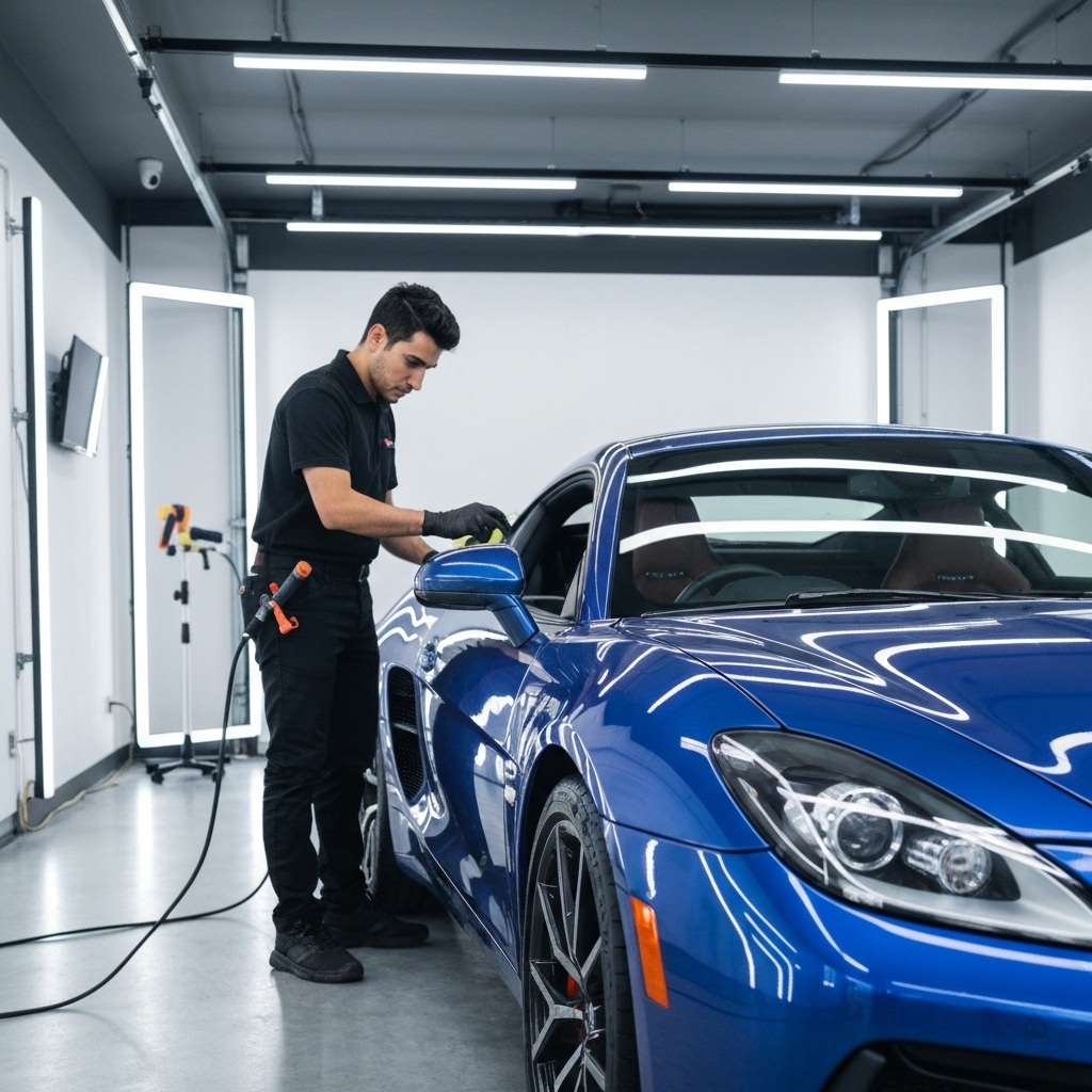 Professional car detailing service